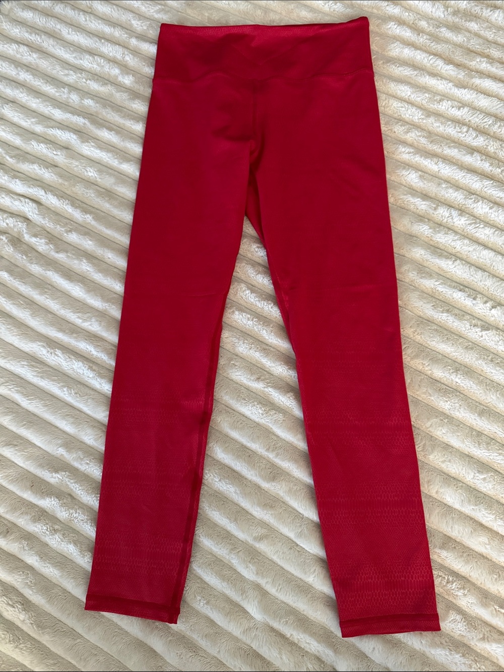 NWOT ZYIA Red Venom Light n Tight Hi-Rise Leggings Size 6-8